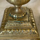 Pair of gilded bronze candlesticks in the Napoleon III style.