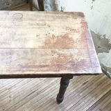 Antique farm table