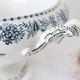 Terre de Fer tureen or salad bowl, Onnaing earthenware, Stella motif, French manufacture