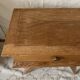 Scandinavian style bedside table with tapered legs from the 1960s.