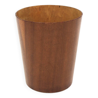 Teak waste paper basket, Martin Åberg for Servex, Sweden, 1960