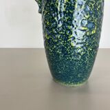 Vase multicolore Super Color Crusty Fat Lava Scheurich, Allemagne WGP, années 1970