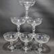 Set of 6 champagne glasses