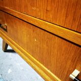 Vintage chest of drawers with compass feet