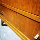 Vintage chest of drawers with compass feet