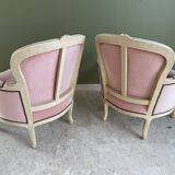 Pair of Louis XV bergère armchairs