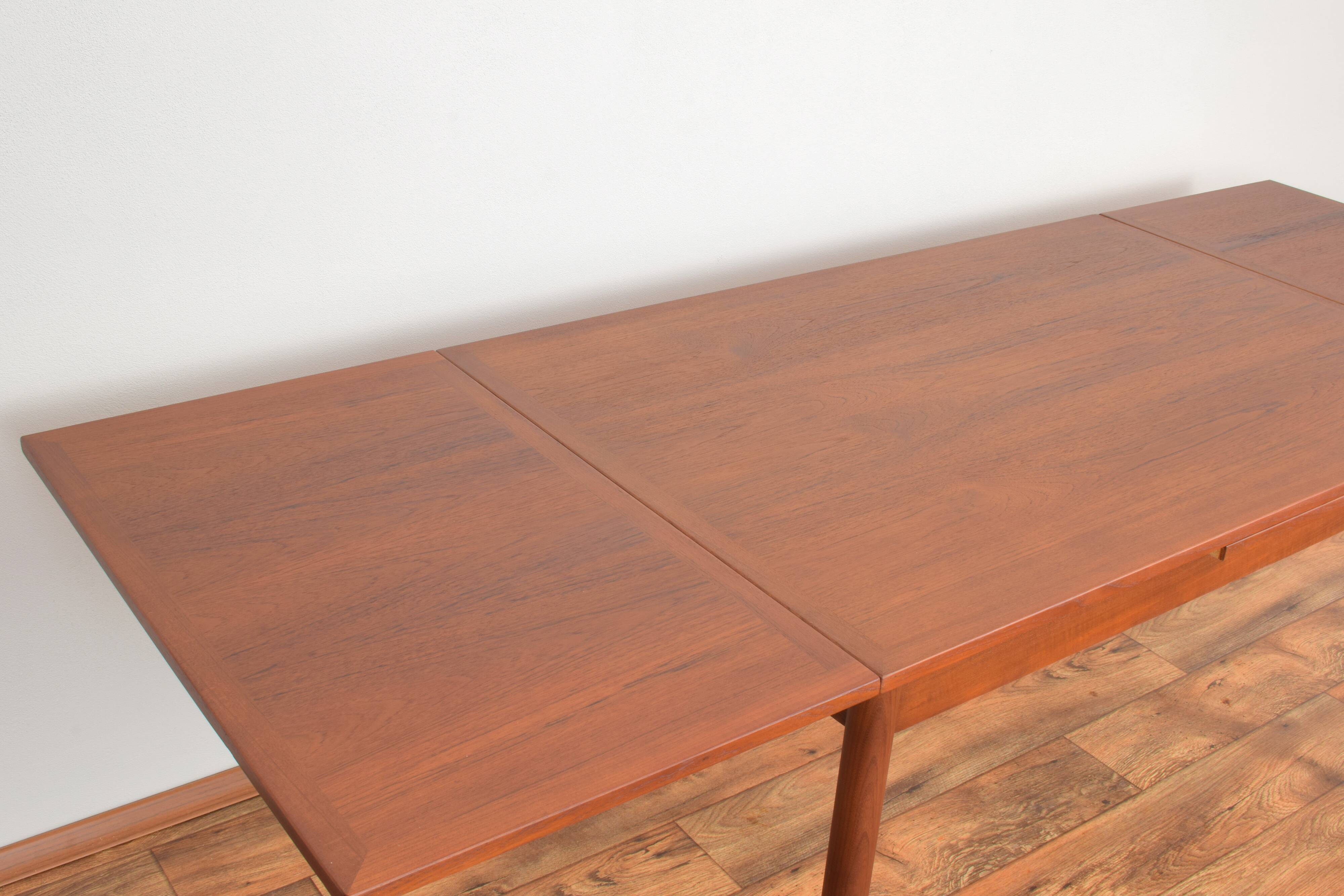 Danish teak extendable dining table