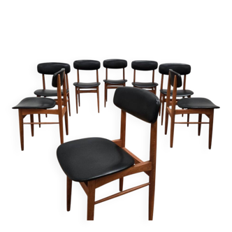 8 chaises en hêtre