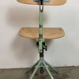 Green Industrial Workshop Chair, 1950s