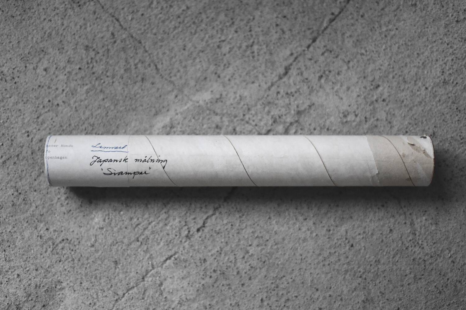 Japanese painting, Svampar, Mixed technique on artistic fabric, Denmark