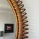 Miroir rond en rotin Franco Albini