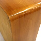 Scandinavian elm bookcase, Swedish modern, Sweden, 1940