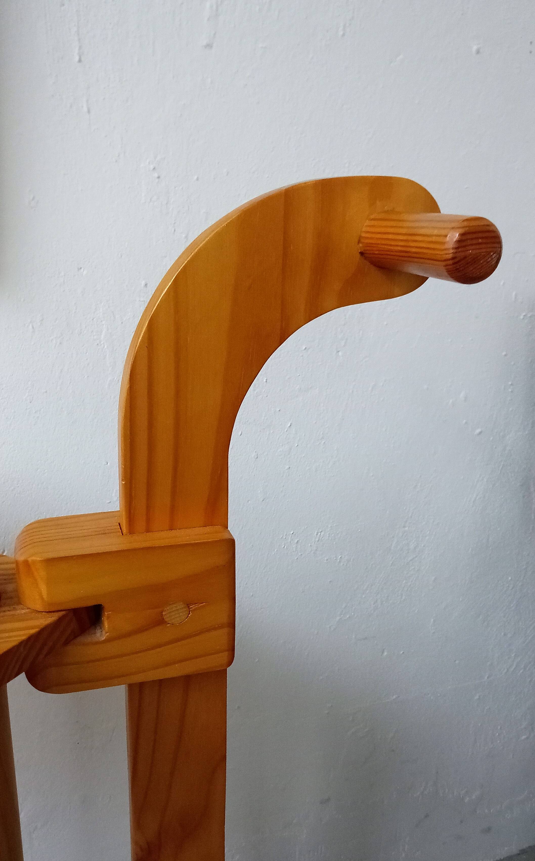 Swedish bar cart in pine from the 70s