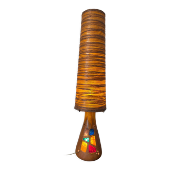 Lampe Accolay par Georges Pelletier en céramique vintage 1970