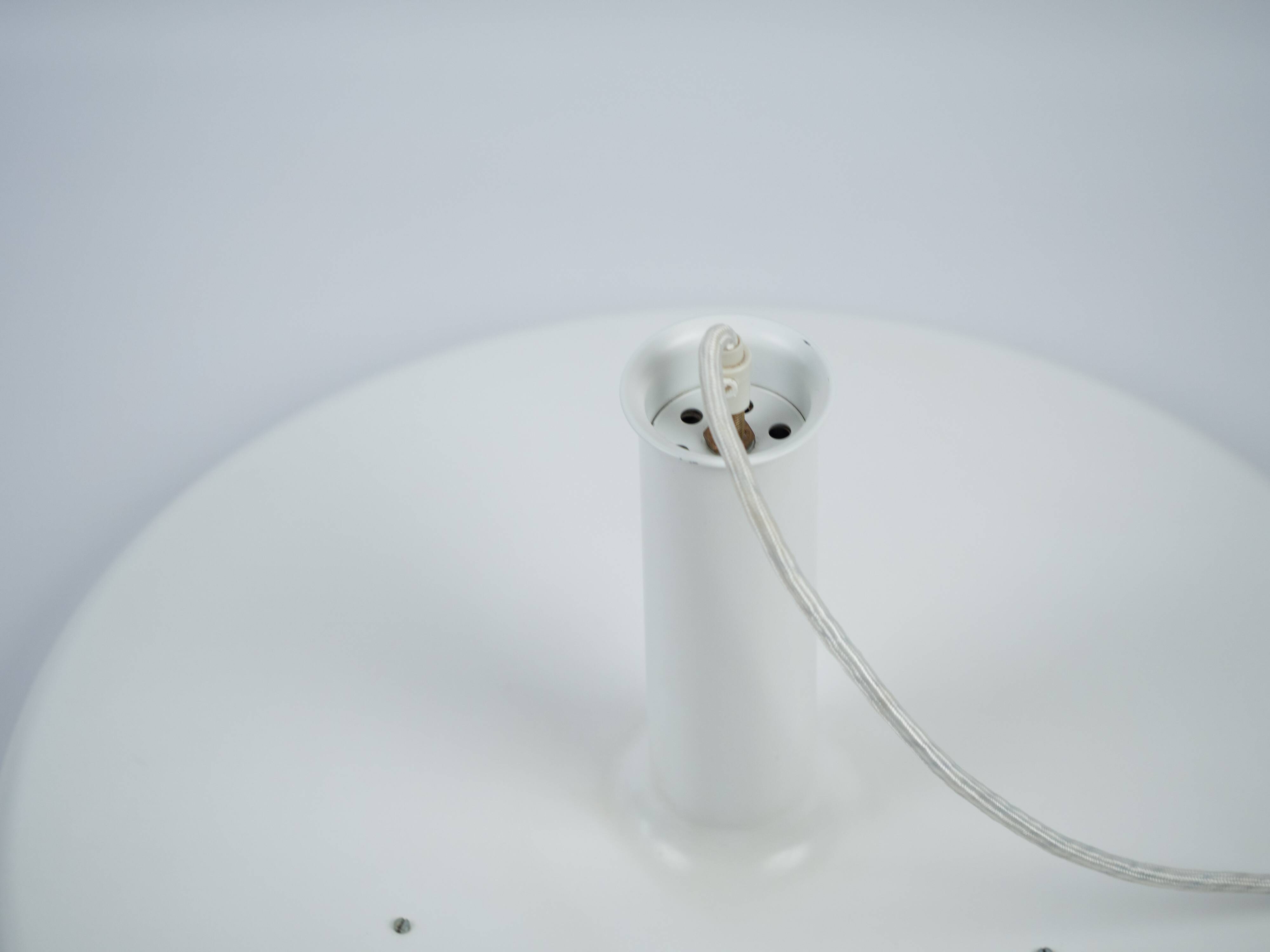 Danish vintage Optima pendant lamp by Hans Due, Fog og Morup, 1973