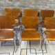 6 vintage Scandinavian chairs from the 1970s.