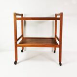 Mid century teak bar table, brdr.forbo, denmark, 1960s