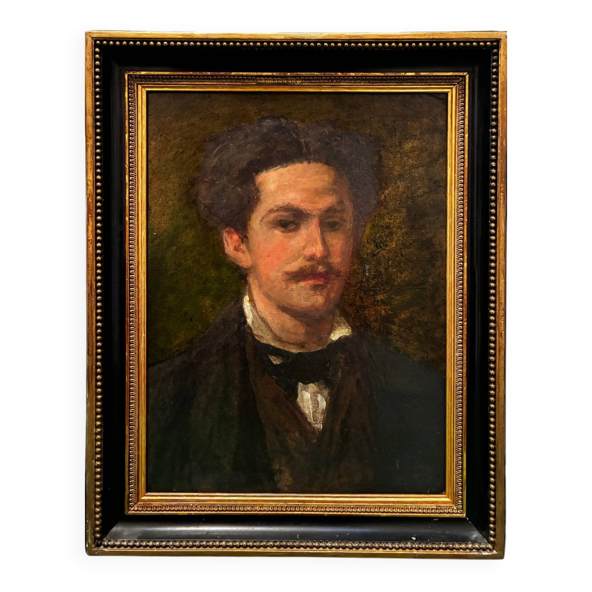 19th century painting, portrait of a man