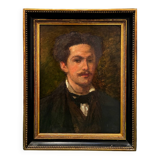 19th century painting, portrait of a man