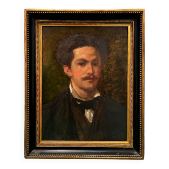 19th century painting, portrait of a man