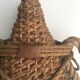 Mirror with rope and hemp from the 1960s.