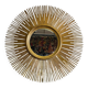 Large sunburst mirror with beveled glass and gilded wood from around 2010.
