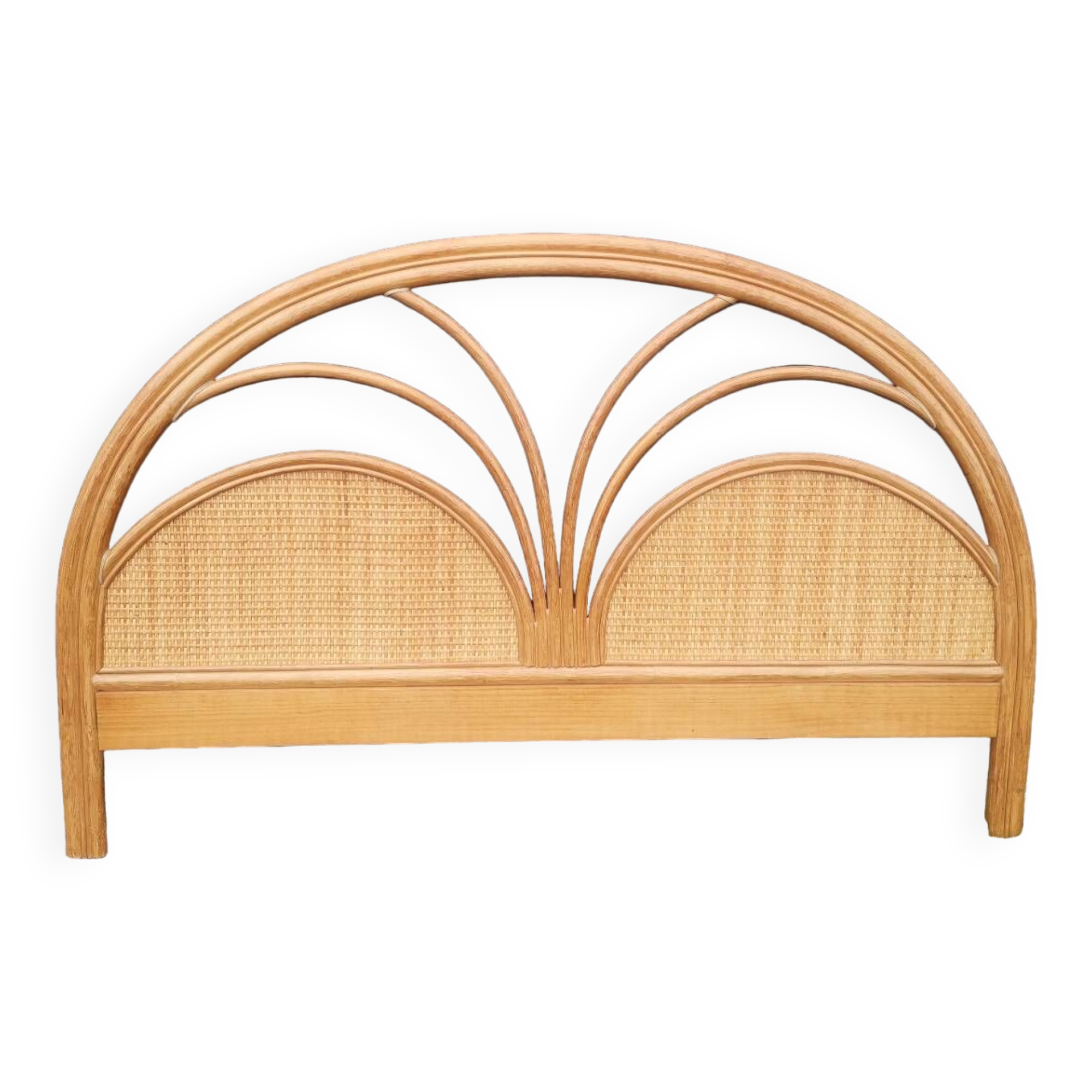 Rattan headboard
