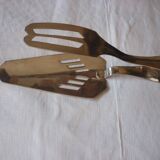 Cake shovel in silver metal