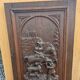 Carved oak solid wood door