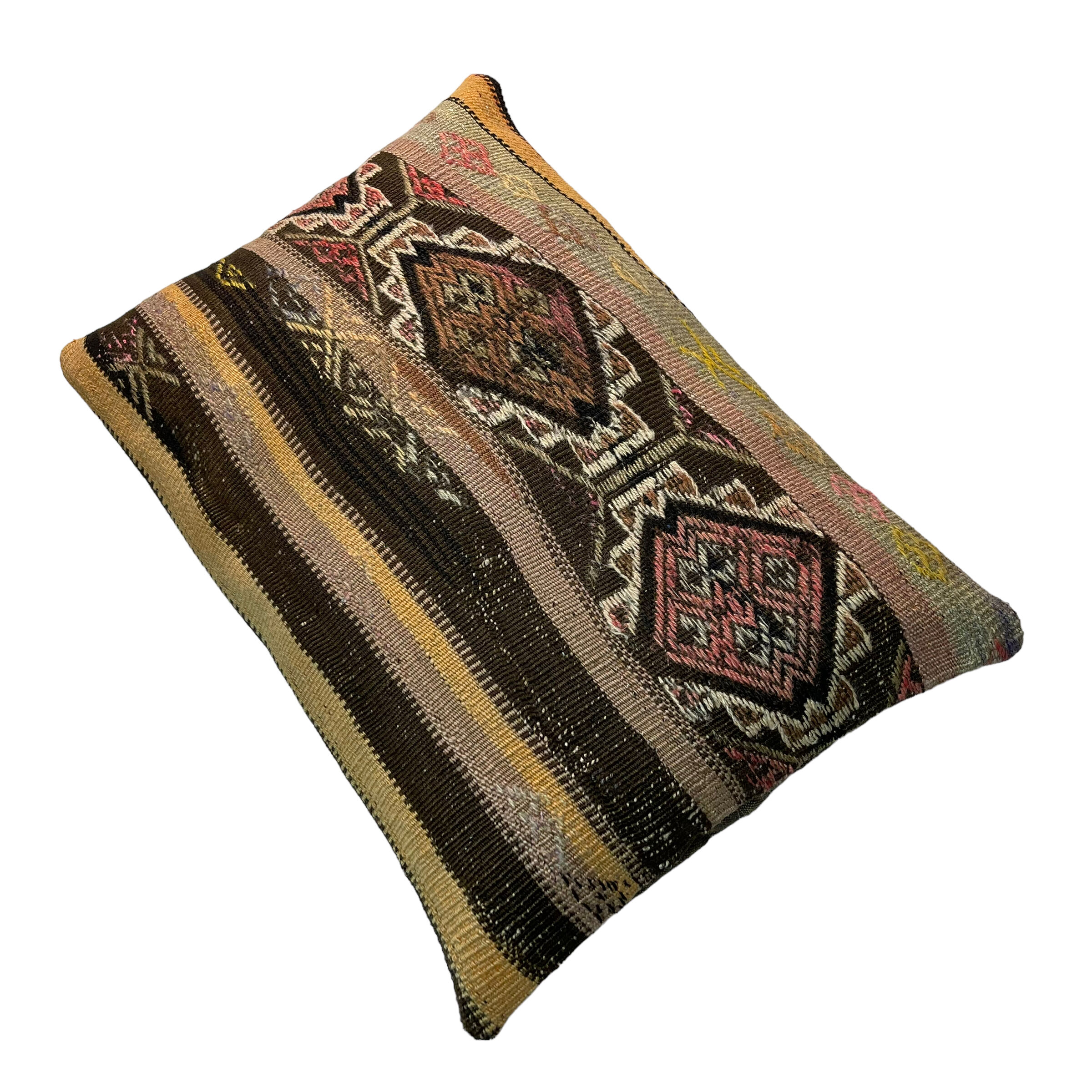 Vintage turkish handmade kilim cushion cover