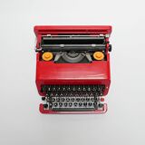 ETTORE SOTTSASS AND PERRY KING Typewriter Valentine Olivetti 1970 1980 came