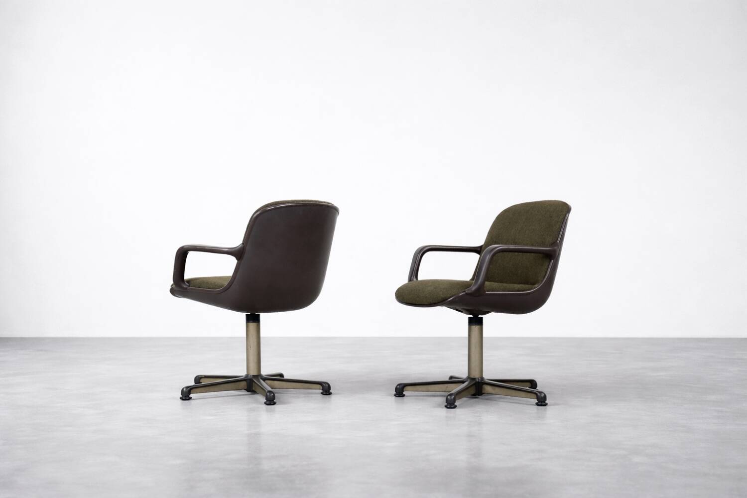 Vintage Mid-Century German Modern Office Chairs by Pollock for Comforto