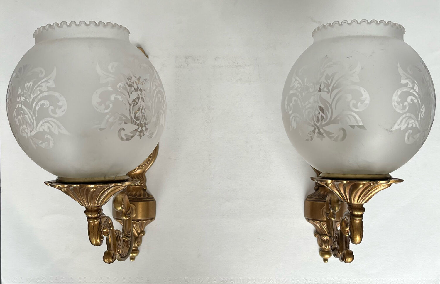 Pair of wall lights