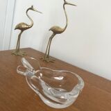 Pear crystal ashtray