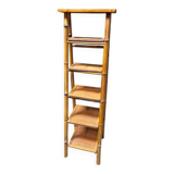 Foldable rattan shelf