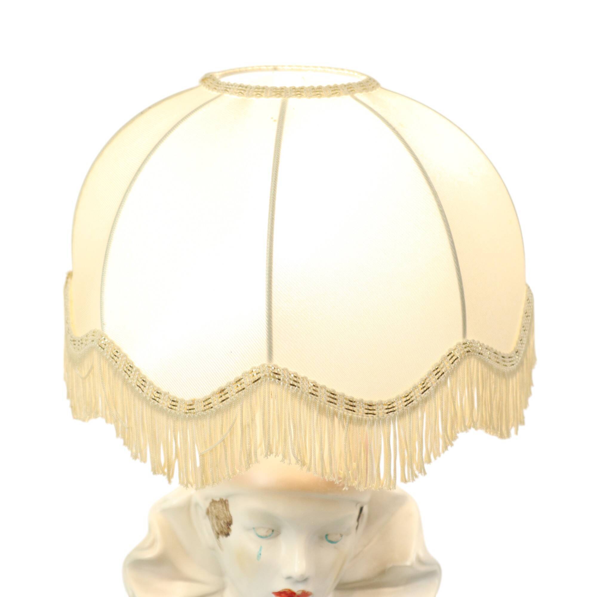 1970s Pierrot Lamp Table Lamp Lacquered Resin France