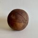 Vintage Leather Medicine Ball, 1960s