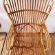 Louis Sognot vintage rattan armchair
