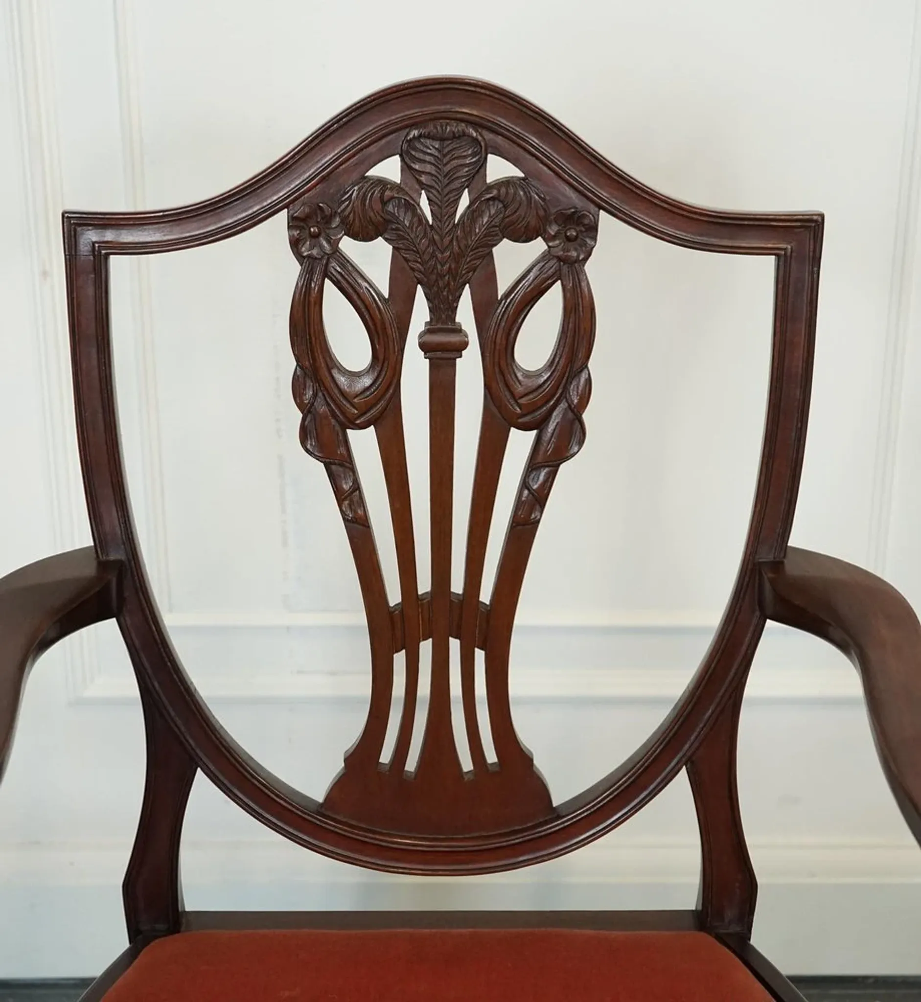Victorian Hepplewhite Carver Chairs