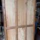 Small cabinet – Art Deco style bookcase in light wood with beveled glass.