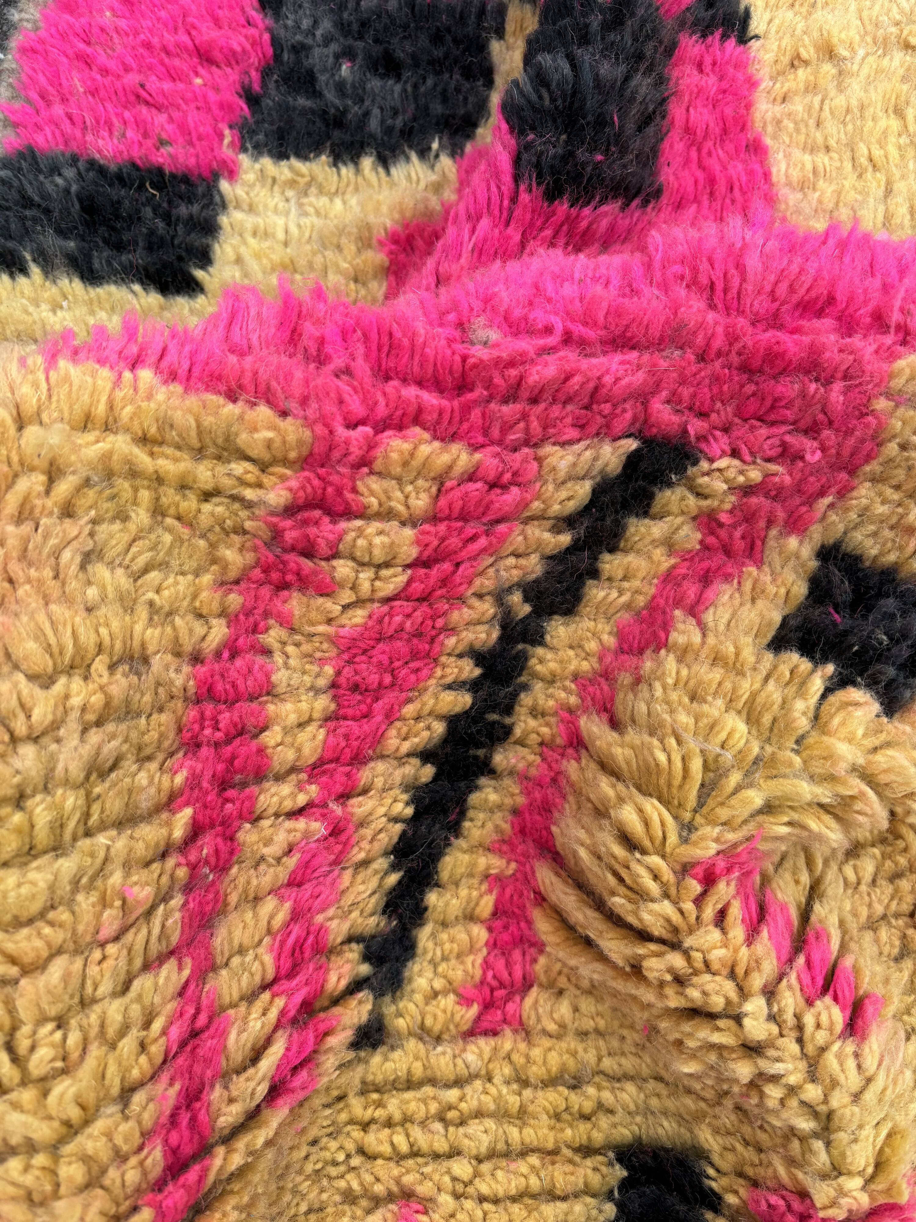 long Berber hallway carpet new boujad in wool 70x390 cm