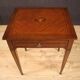 Italian inlaid wood side table