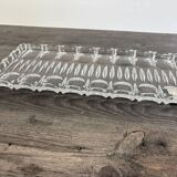 Antique crystal dish