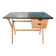 Vintage desk from the 60s-70s, light oak, in superb condition.