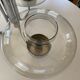 Large chrome metal Space Age chandelier