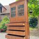 Impressive Castle Commode Forming Showcase From Louis XIV XVIII Eme Century
