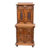 Renaissance buffet with recess, 17th century, in carved walnut, 177 cm