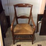 Straw armchair