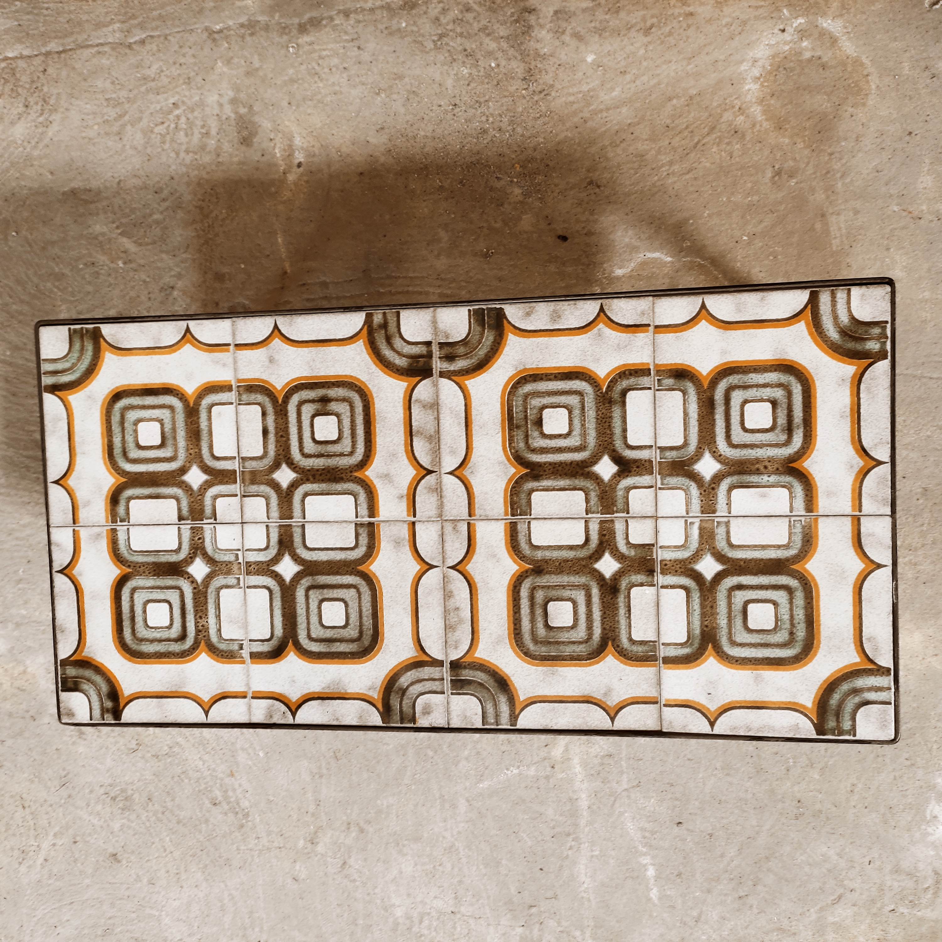 Vintage ceramic coffee table