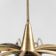 Vintage 1950s modern antique 24-light brass chandelier